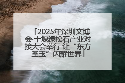 2025年深圳文博会·十堰绿松石产业对接大会举行 让“东方圣玉”闪耀世界