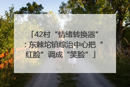 42村“情绪转换器”：东棘坨镇综治中心把“红脸”调成“笑脸”